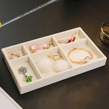 Load image into Gallery viewer, Drawer DIY Jewelry Storage Tray Ring Bracelet Gift Box Jewelry Organizer Velvet Earring Holder Small Size Fit Most Room Space
