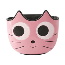 Load image into Gallery viewer, Cute Cat Shape Kitchen Sponge Drain Holder Suction Cup Organizer Sink Shelf Soap Sucker Storage Rack Basket kitchen Accessories
