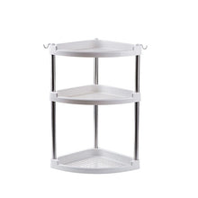 Load image into Gallery viewer, OTHERHOUSE Spice Rack Kitchen Corner Storage Rack 2/3 Layer Spice Organizer Condiment Seasoning Shelf Rack Kitchen Accessories
