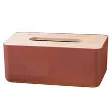 Load image into Gallery viewer, Home Kitchen Wooden cover Plastic Tissue Box Solid Wood Napkin Holder Case Simple Stylish Bamboo cover Hotel storage box

