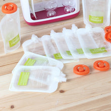 Load image into Gallery viewer, Reusable Food Pouches For Homemade Organic Puree Refillable Squeeze Storage Food Pouch For Baby Weaning Food Bag 10pcs 2 2
