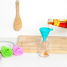 Load image into Gallery viewer, New Quality Silicone Gel Practical Collapsible Foldable Funnel Hopper Kitchen Tool Gadget Dropshipping Kitchen accessories
